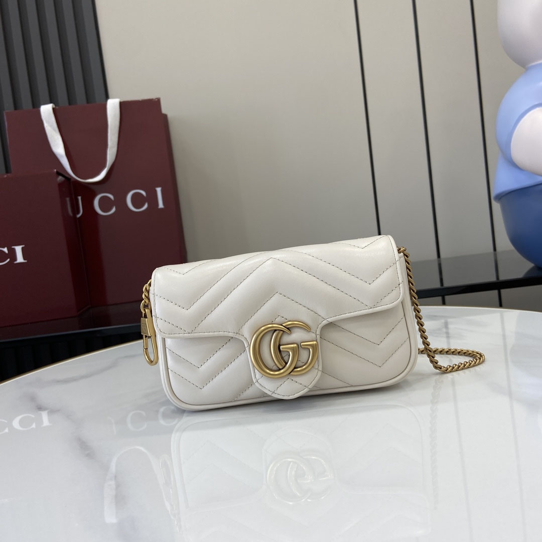 Gucci GG Marmont Mini Shoulder Bag - DesignerGu