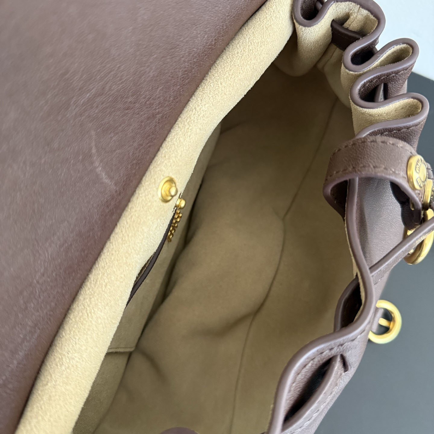 Miu Miu Rendez-Vous Nappa Leather Bag - DesignerGu