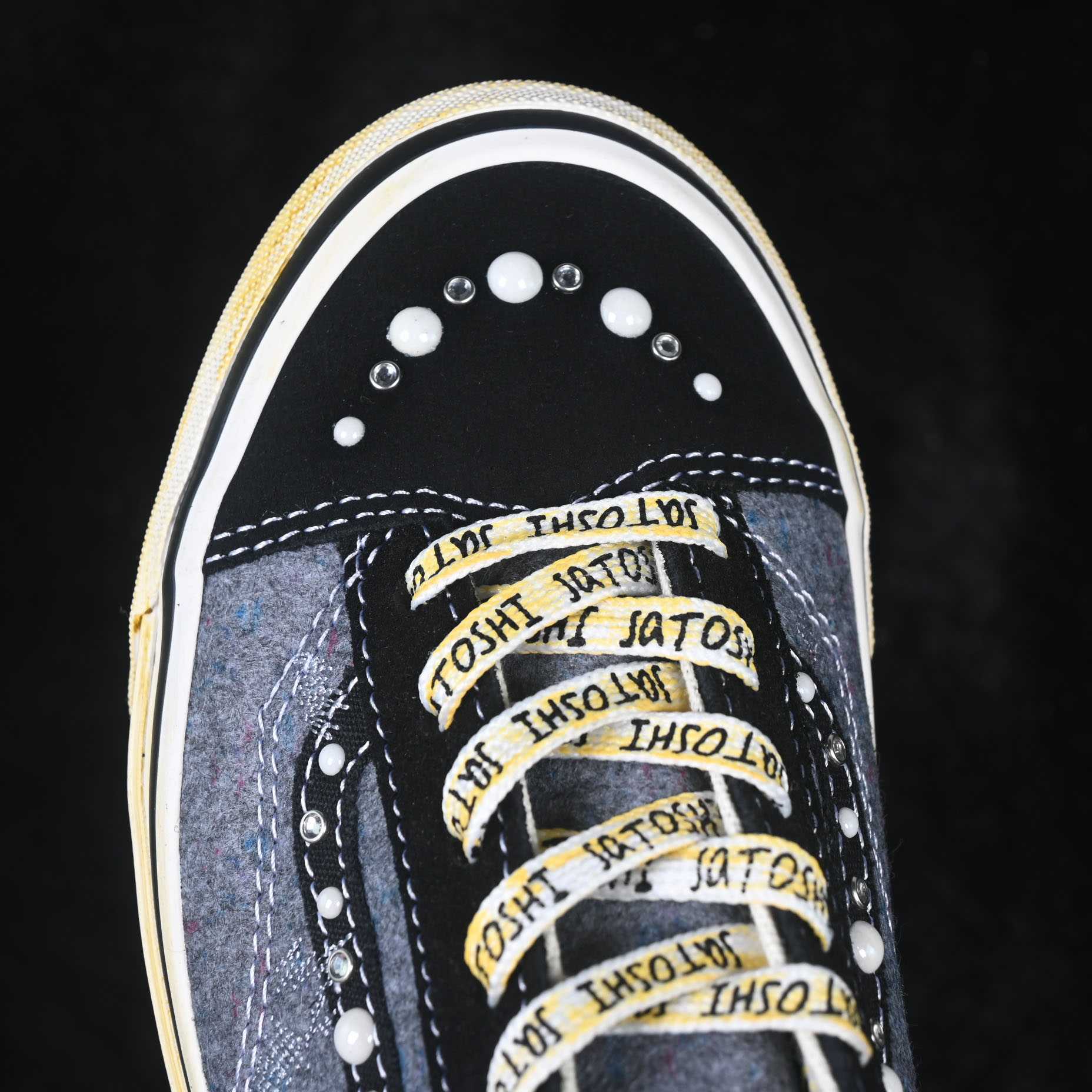 Vans X Satoshi Nakamoto Moving Blanket Old Skool Sneakers - DesignerGu