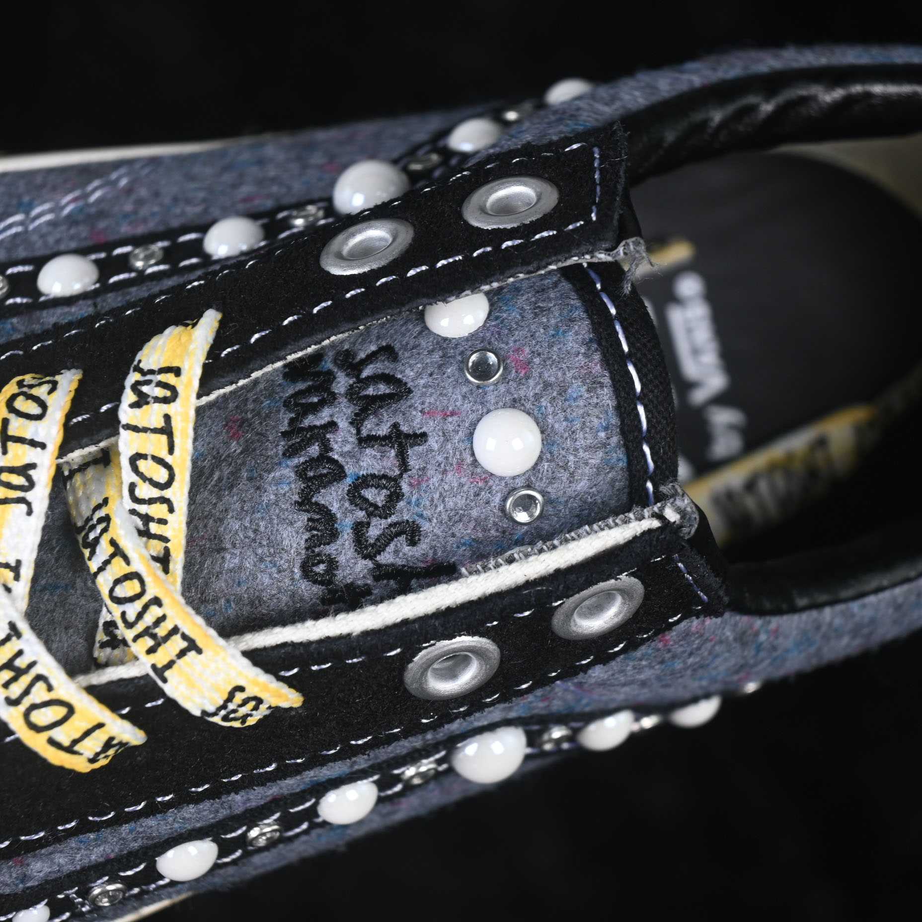Vans X Satoshi Nakamoto Moving Blanket Old Skool Sneakers - DesignerGu