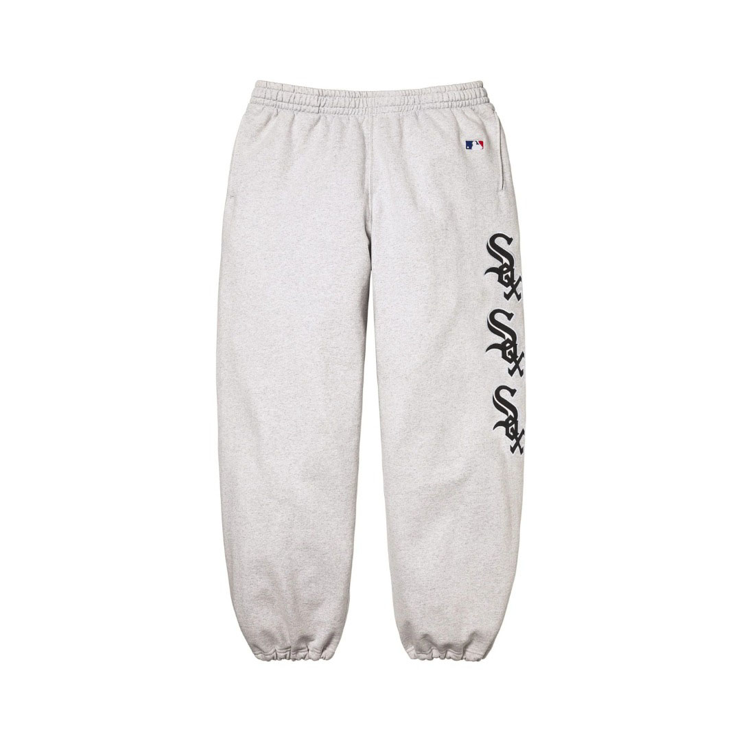 Supreme x Chicago White Sox Sweatpant 'Ash Grey' - DesignerGu