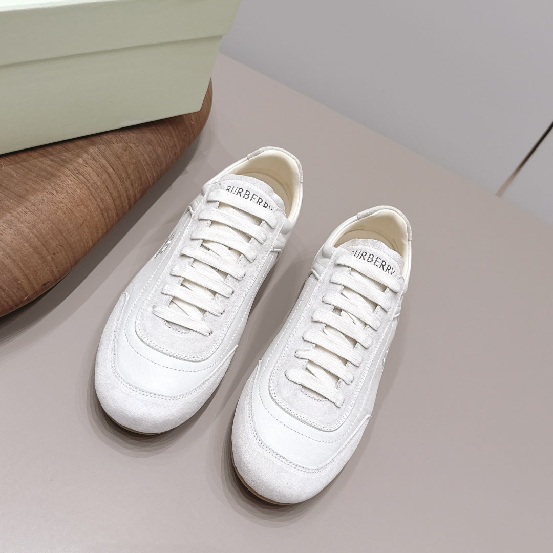 Burberry Suede Knight Runner Sneakers​ - DesignerGu