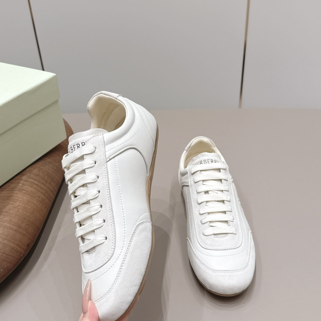 Burberry Suede Knight Runner Sneakers​ - DesignerGu
