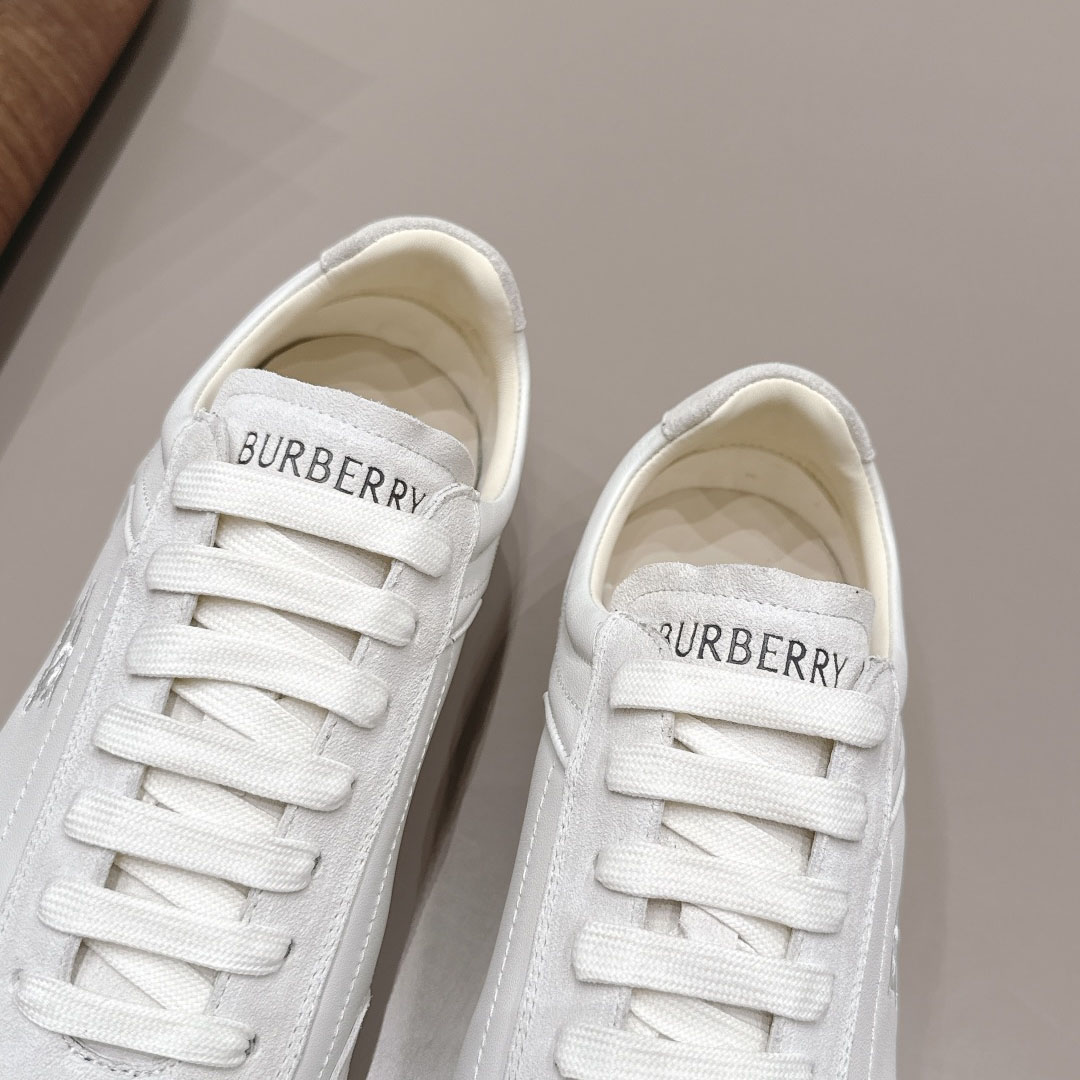Burberry Suede Knight Runner Sneakers​ - DesignerGu