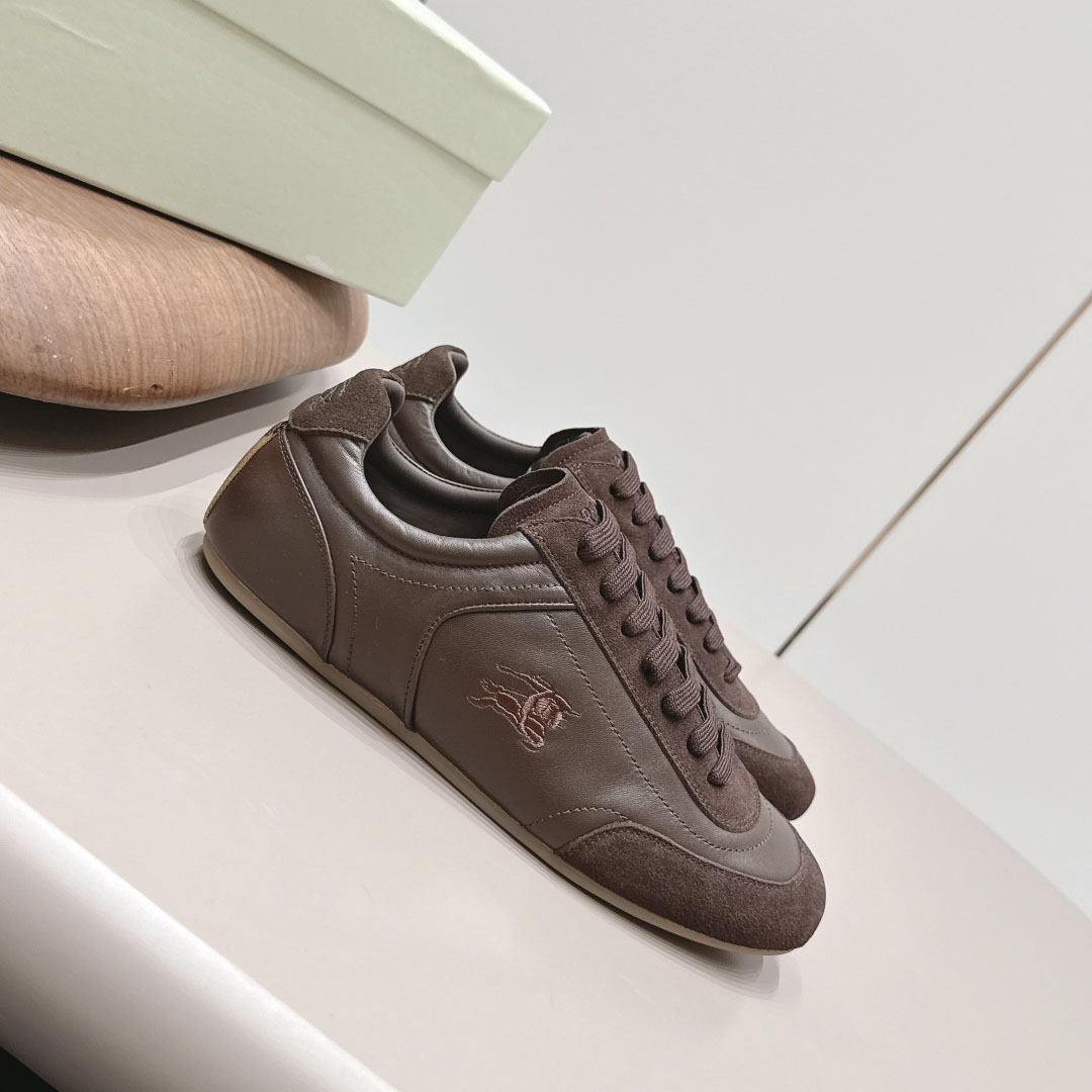 Burberry Suede Knight Runner Sneakers​ - DesignerGu