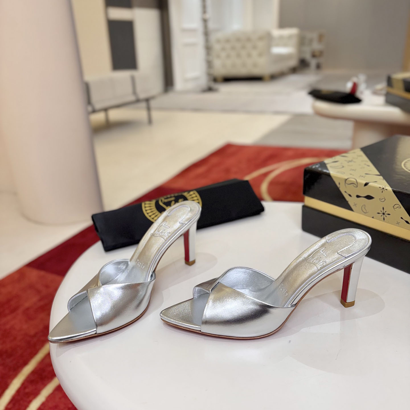 Christian Louboutin Fanny Slide 85 mm Mules - DesignerGu