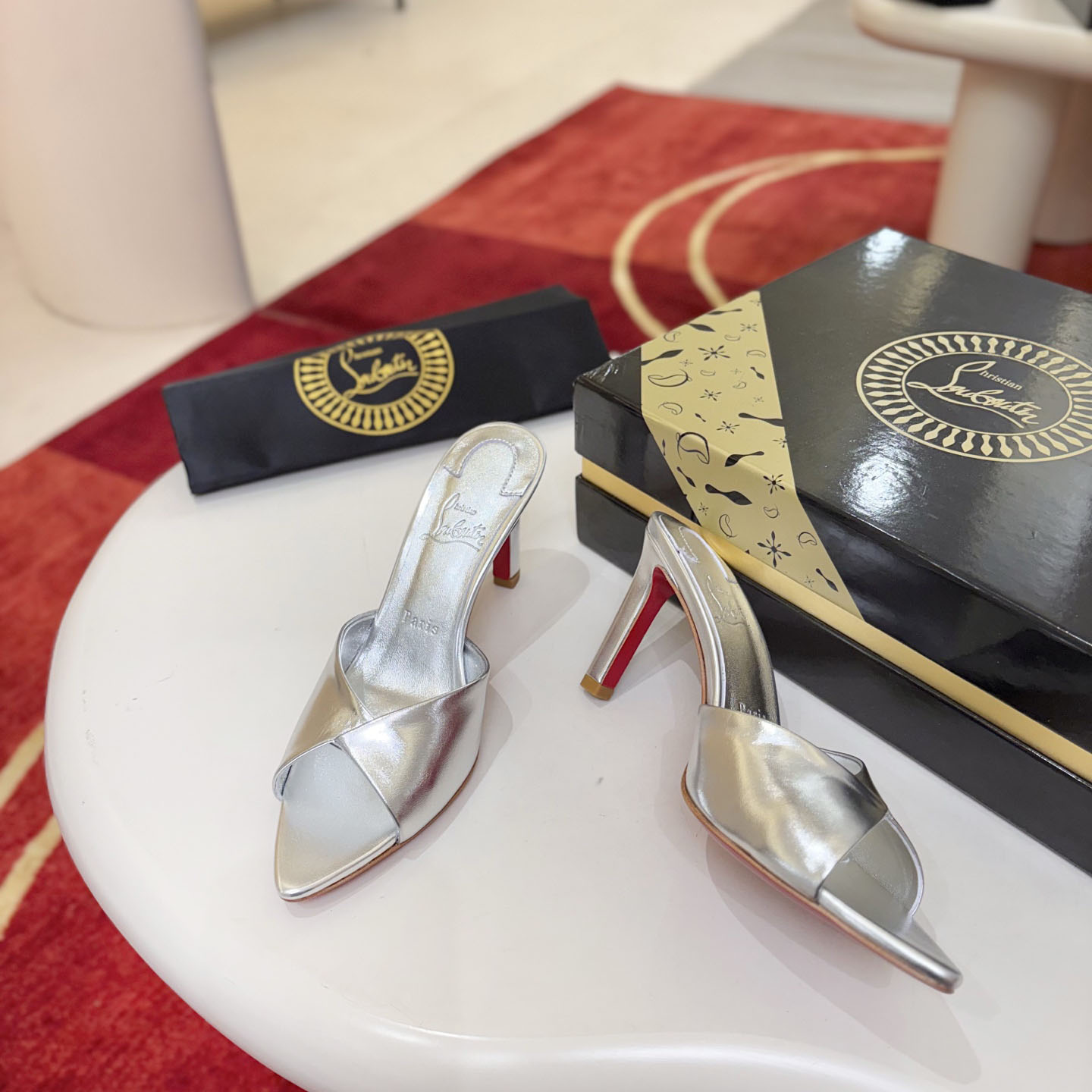 Christian Louboutin Fanny Slide 85 mm Mules - DesignerGu