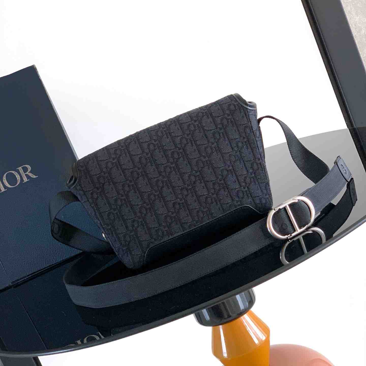 Dior Mini Dior Jett Messenger Bag With Flap - DesignerGu