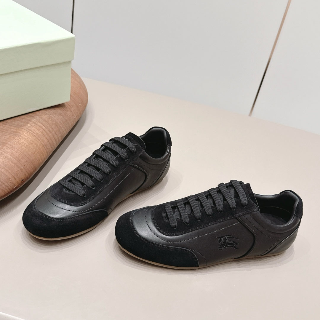Burberry Suede Knight Runner Sneakers​ - DesignerGu