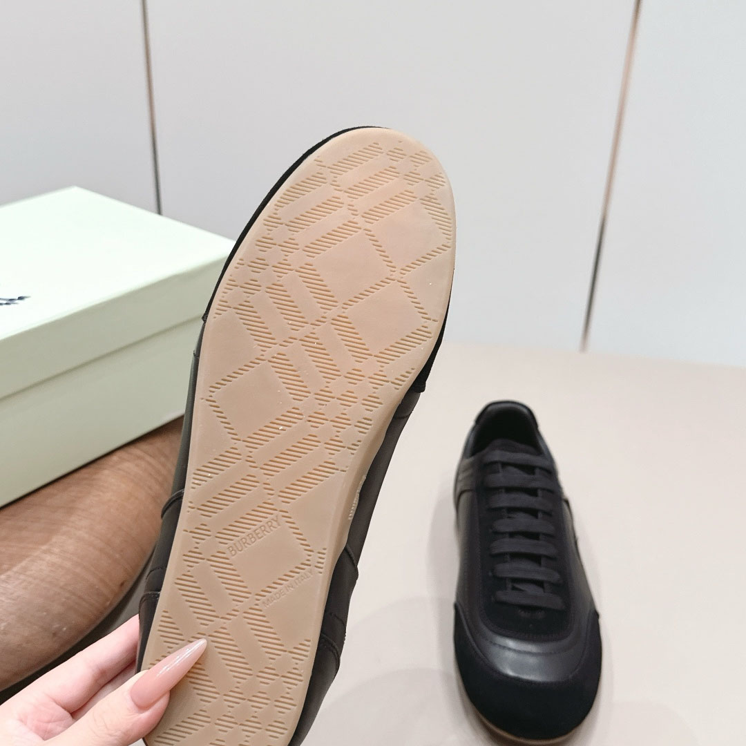 Burberry Suede Knight Runner Sneakers​ - DesignerGu