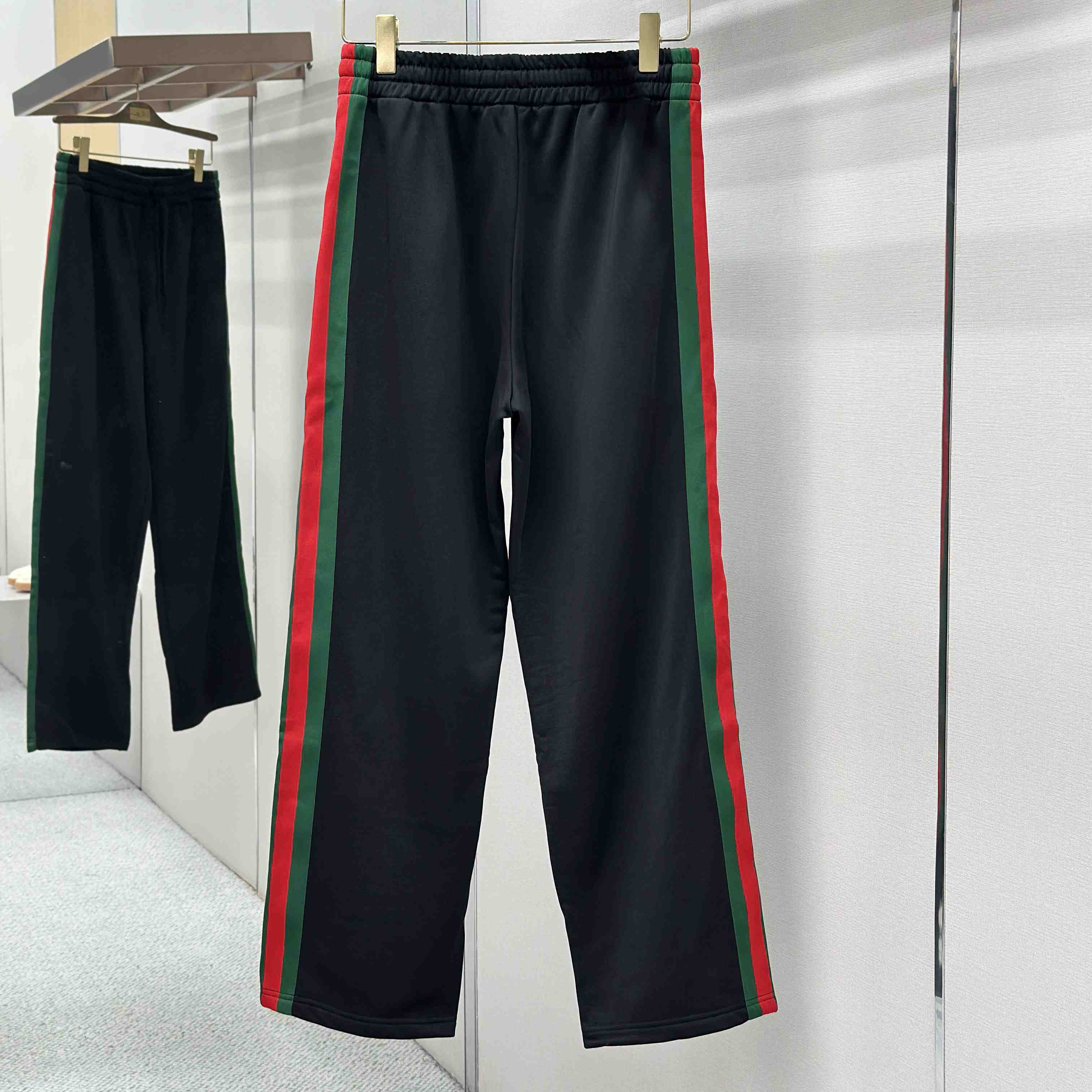 Gucci Silk Cotton Sportswear Pants With Web - DesignerGu