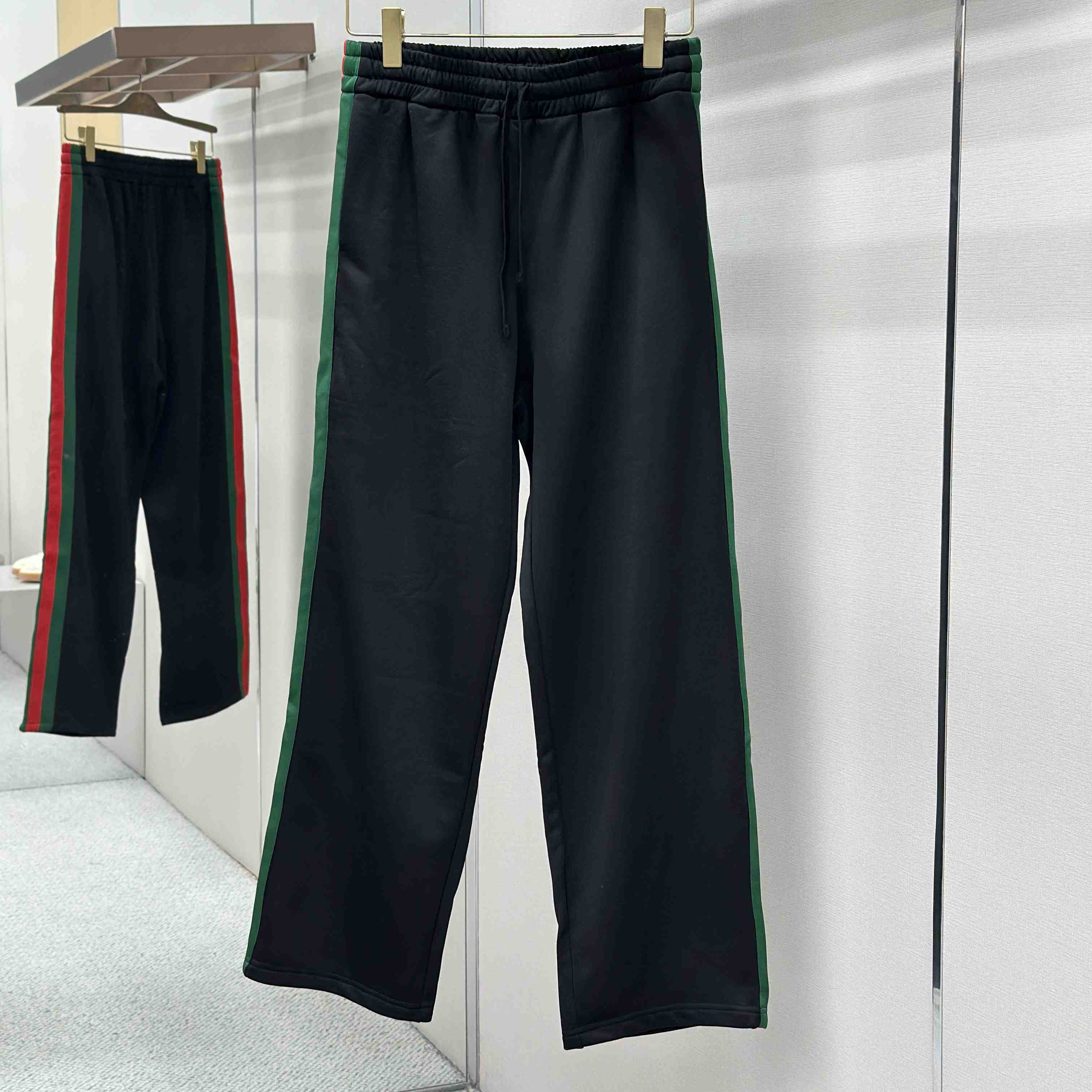 Gucci Silk Cotton Sportswear Pants With Web - DesignerGu