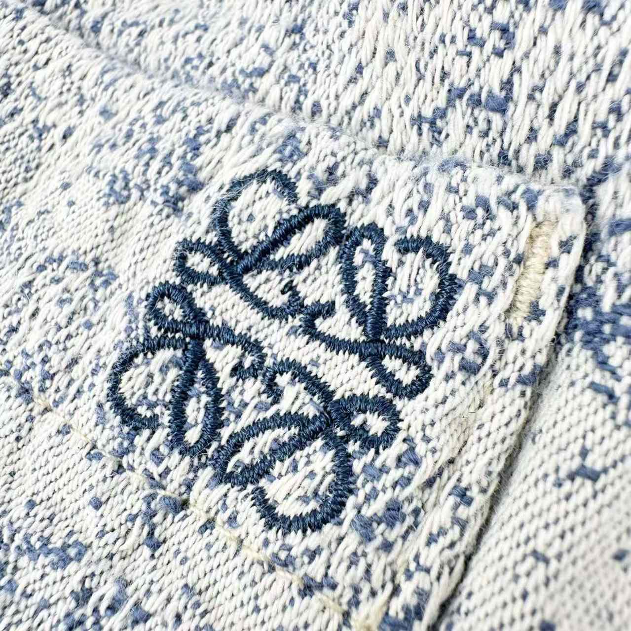 Loewe Drawstring Shorts In Denim - DesignerGu