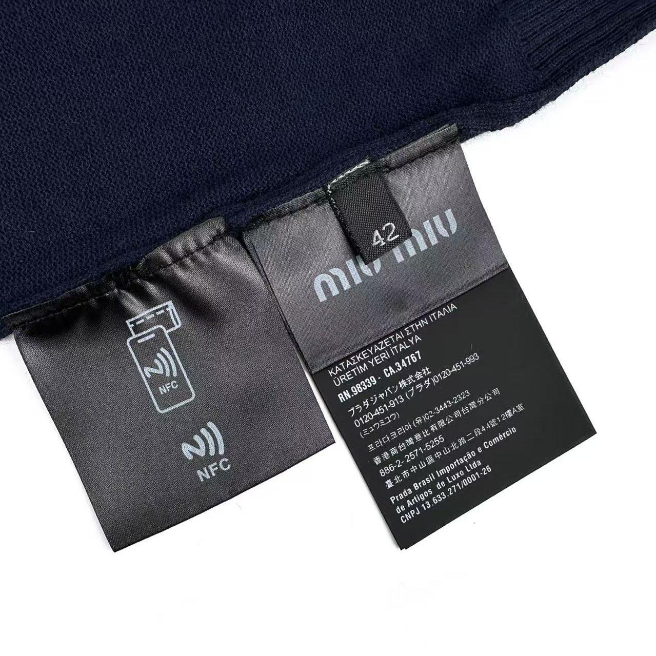 Miu Miu Wool And Cashmere Sweater - DesignerGu