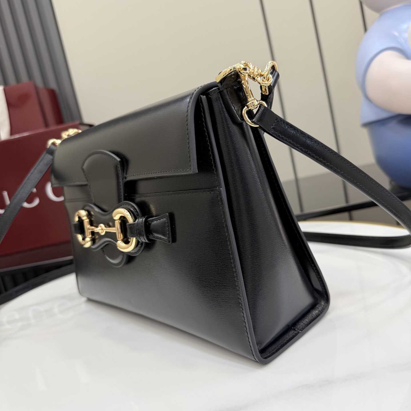Gucci Horsebit Duomo Medium Top Handle Bag A006N6 - DesignerGu