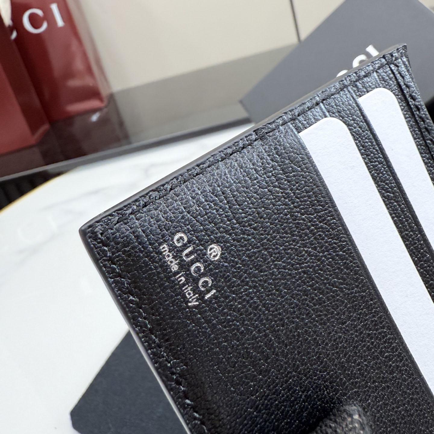 Gucci Bi-fold Wallet With Web Card Slots - DesignerGu