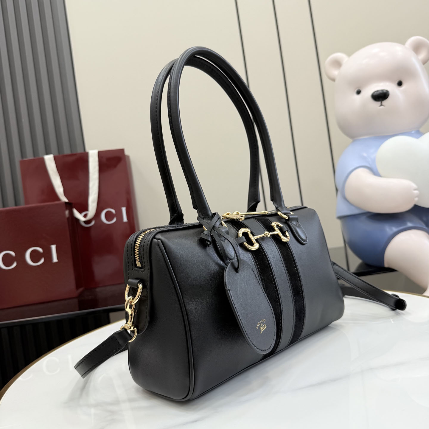 Gucci Borsetto Medium Boston Bag 866732 - DesignerGu