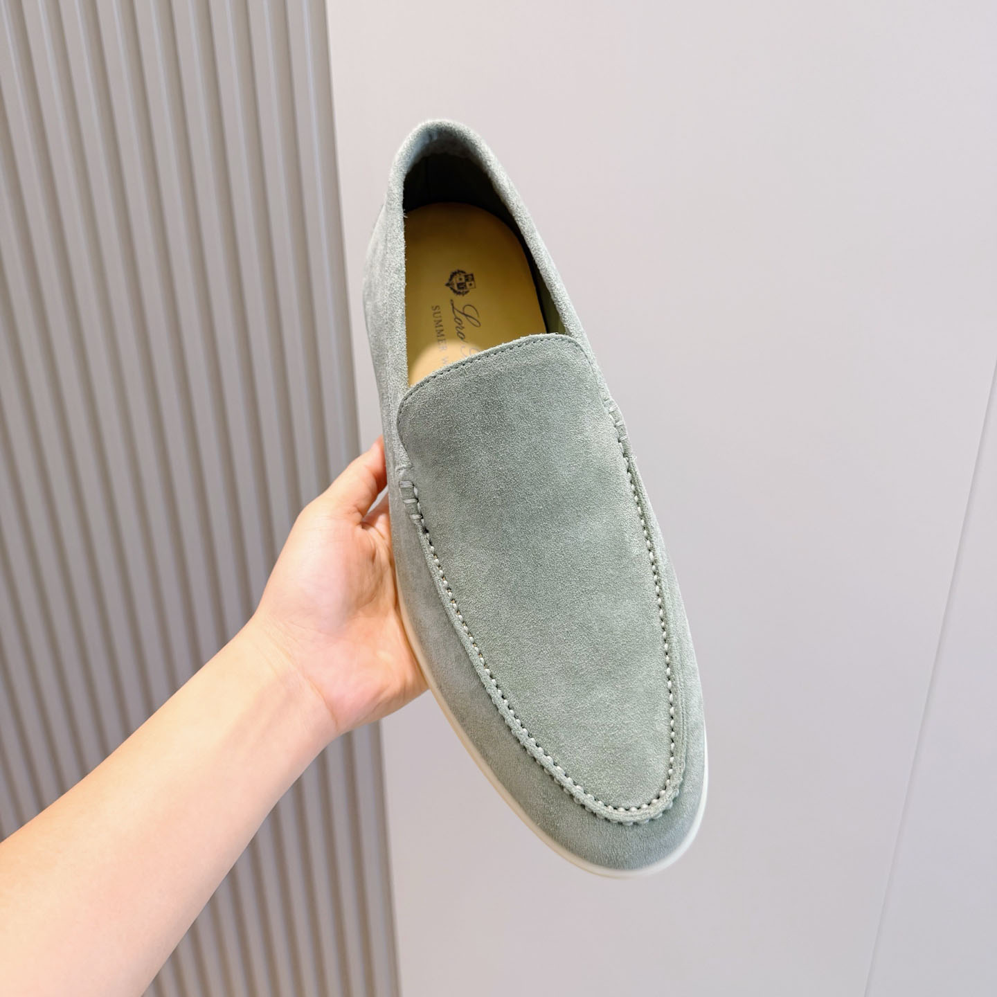  Loro Piana Summer Walk Loafers - DesignerGu