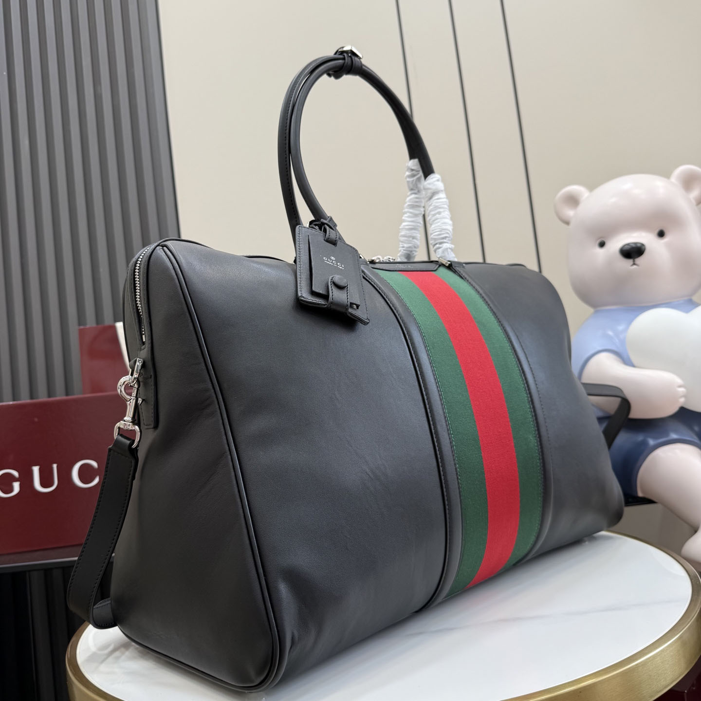 Gucci Mega Web Trademark Large Duffle Bag  875059 - DesignerGu