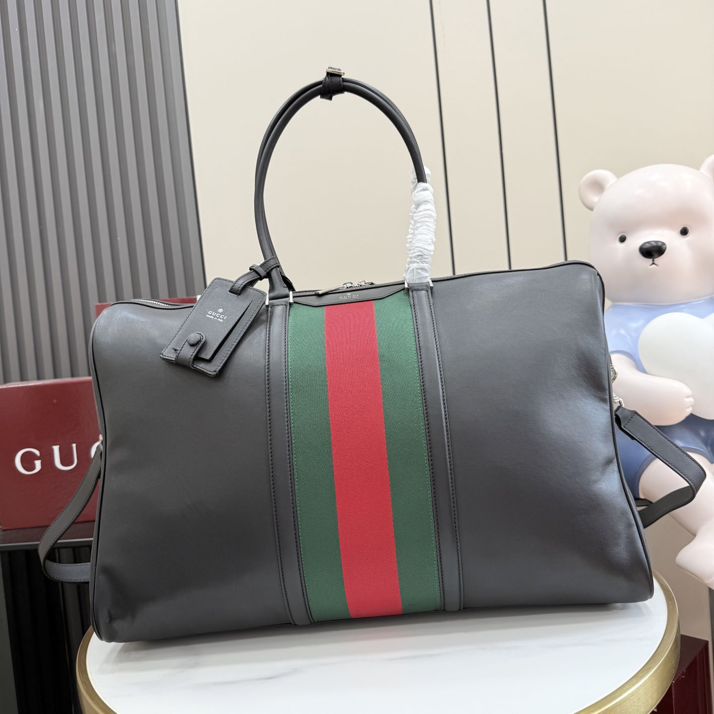 Gucci Mega Web Trademark Large Duffle Bag  875059 - DesignerGu