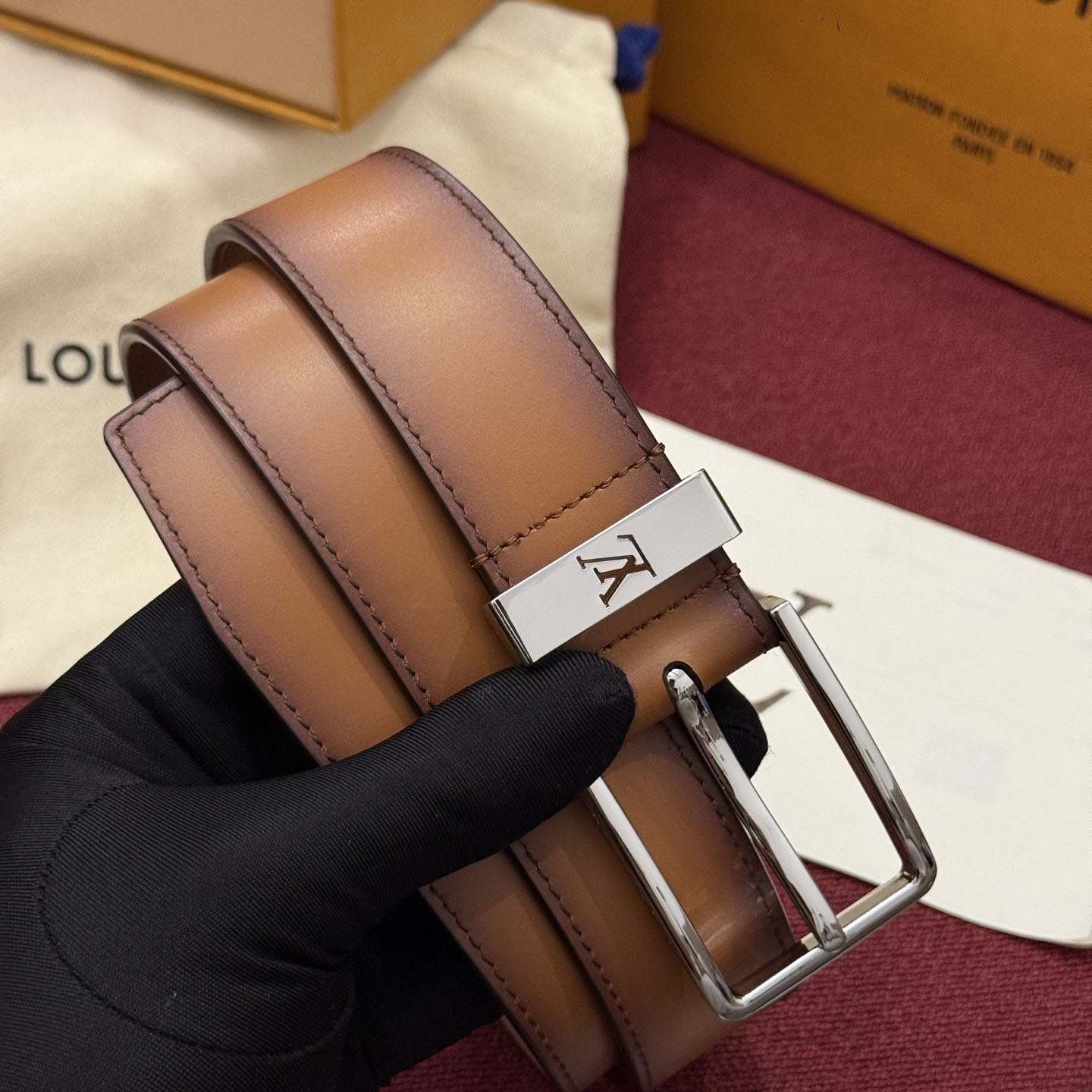 Louis Vuitton Pont Neuf Patinated 35mm Belt - DesignerGu