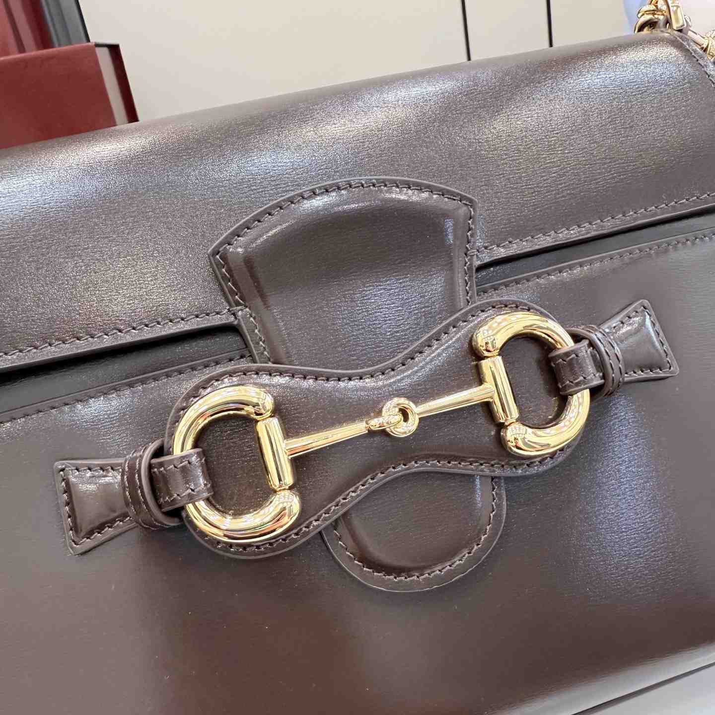 Gucci Horsebit Duomo Medium Top Handle Bag A006N6 - DesignerGu