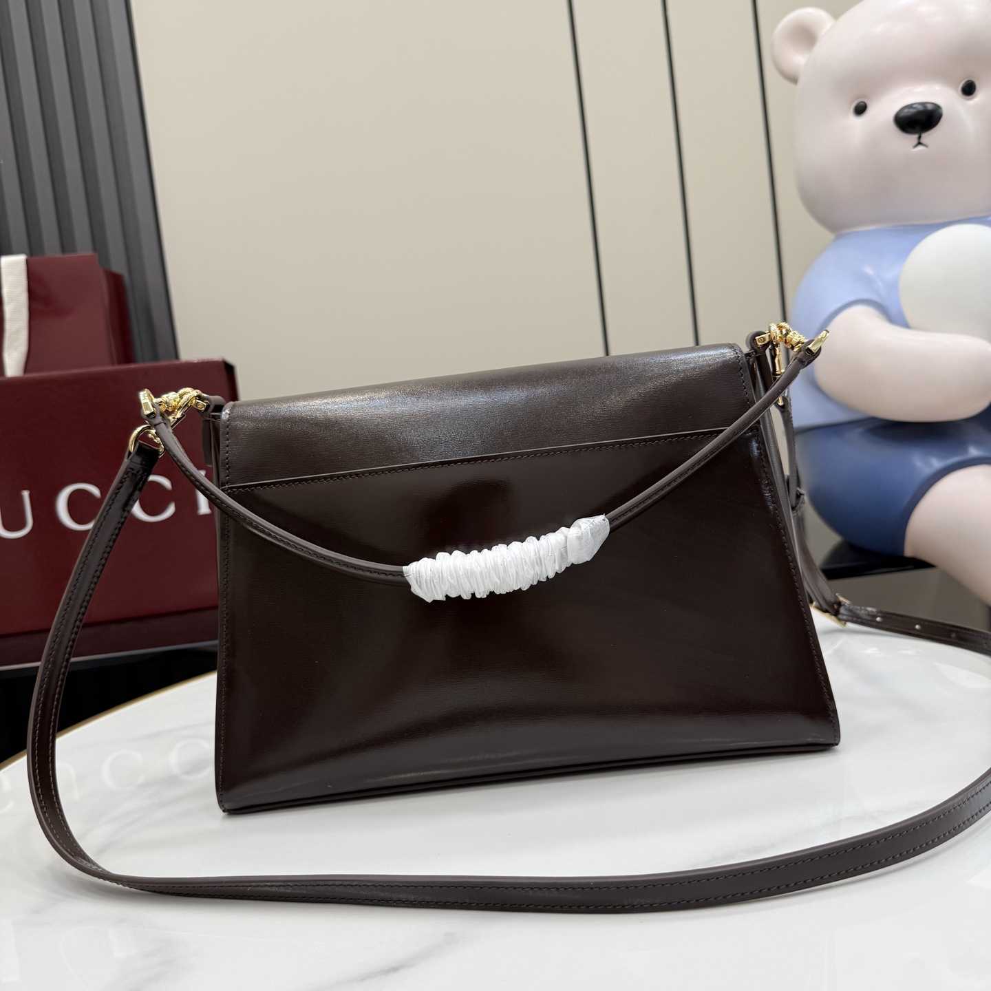 Gucci Horsebit Duomo Medium Top Handle Bag A006N6 - DesignerGu