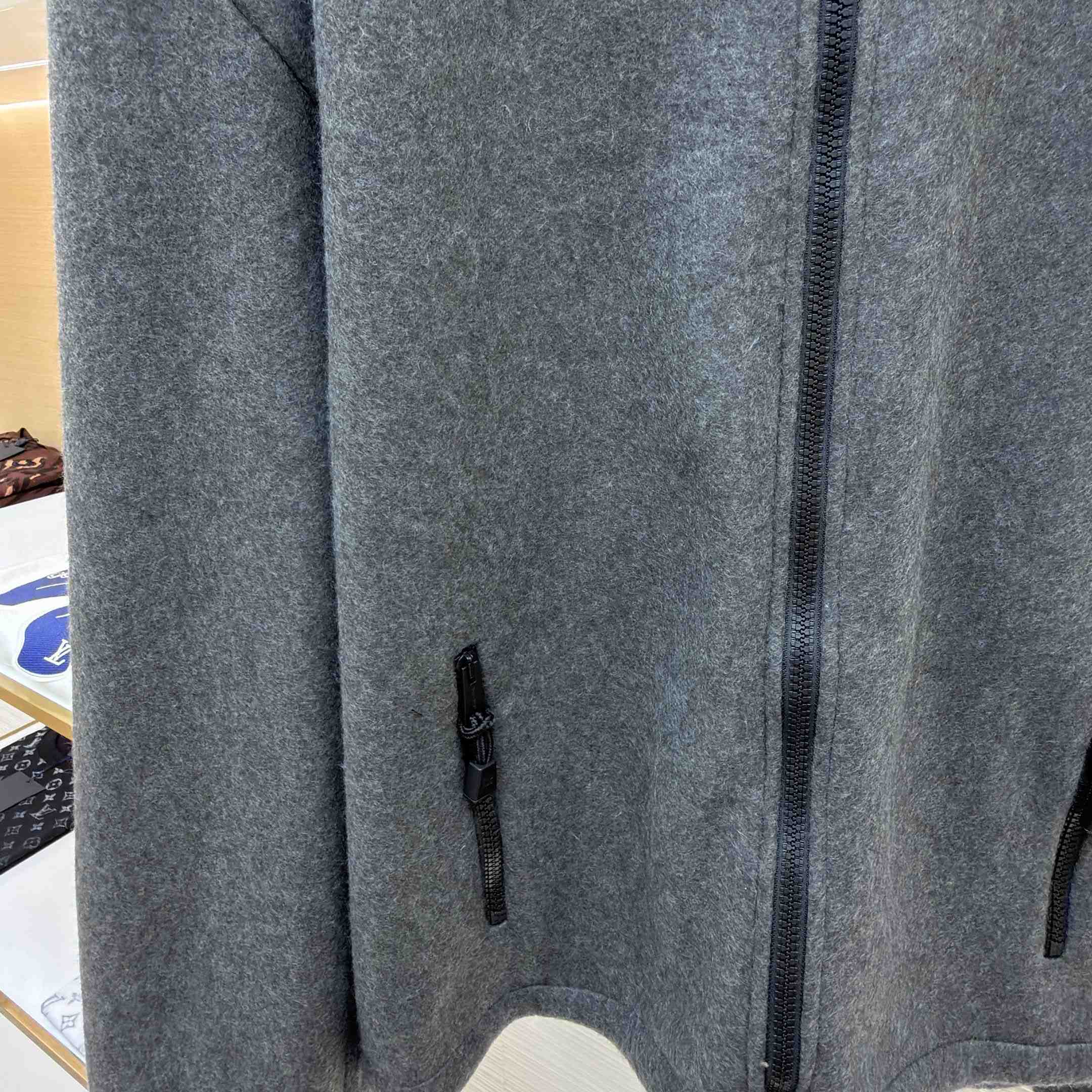 Miu Miu Fleece Zip Hooded Jacket - DesignerGu