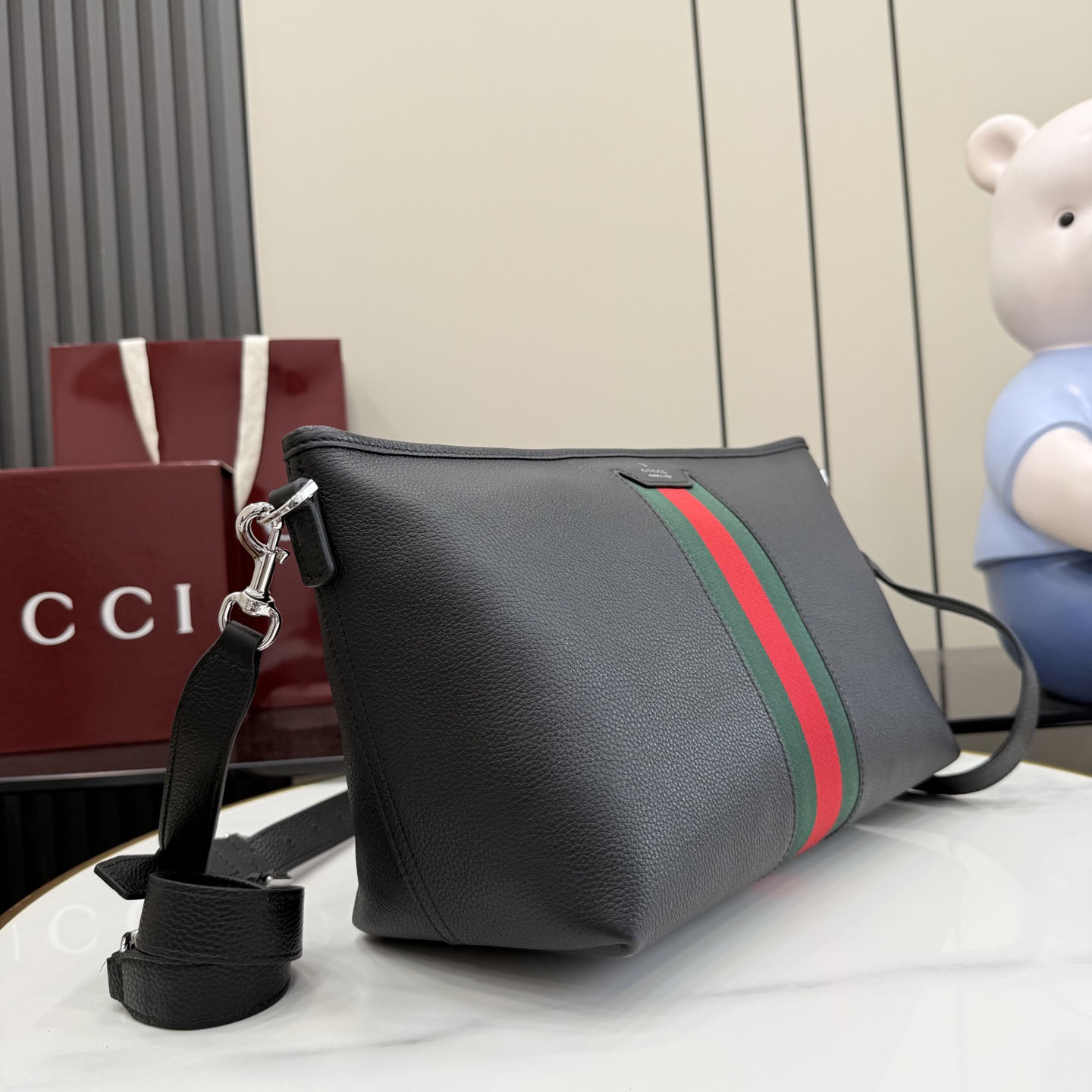 Gucci Web Trademark Small Crossbody Bag A006N9 - DesignerGu