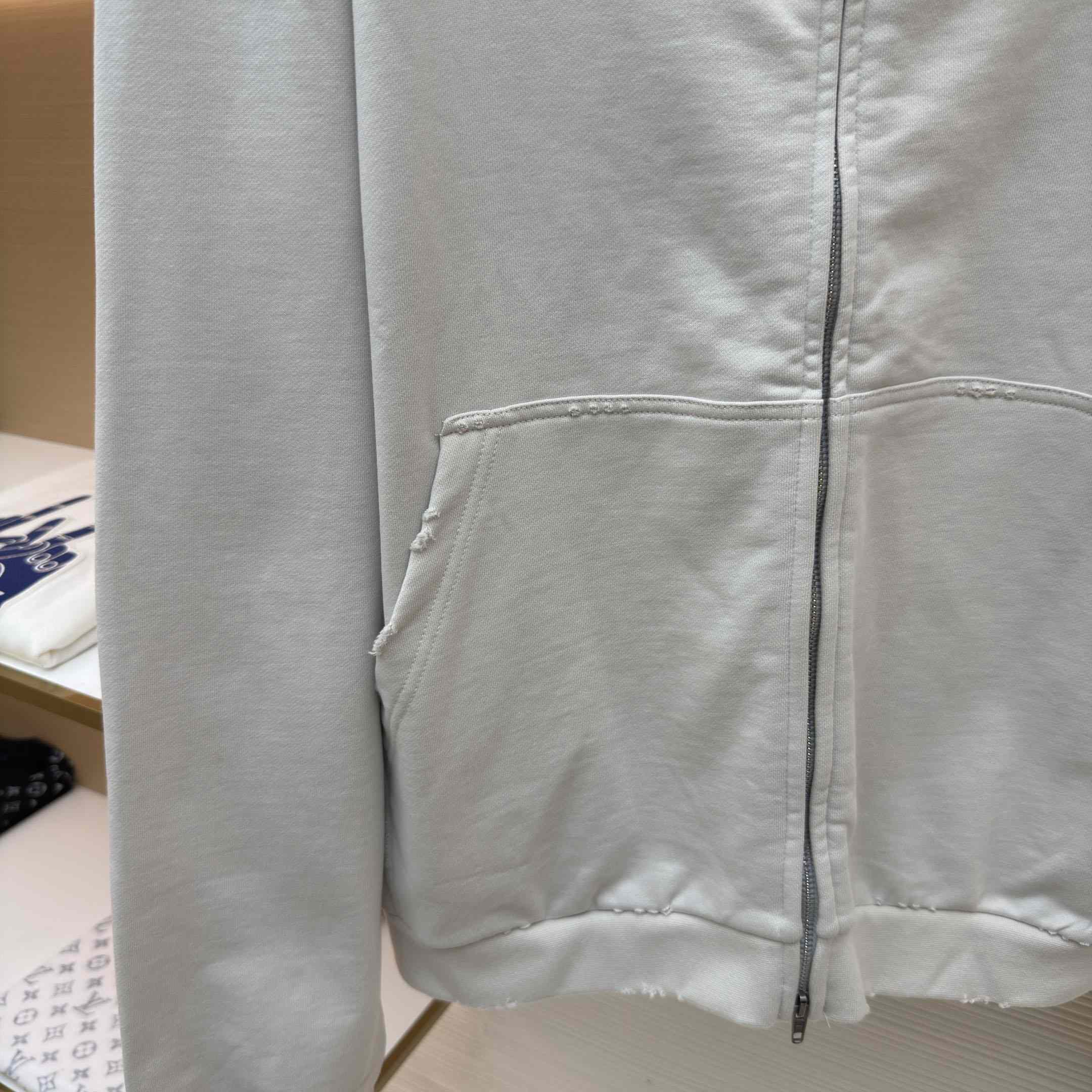 Balenciaga Logo Cotton Jersey Track Jacket - DesignerGu