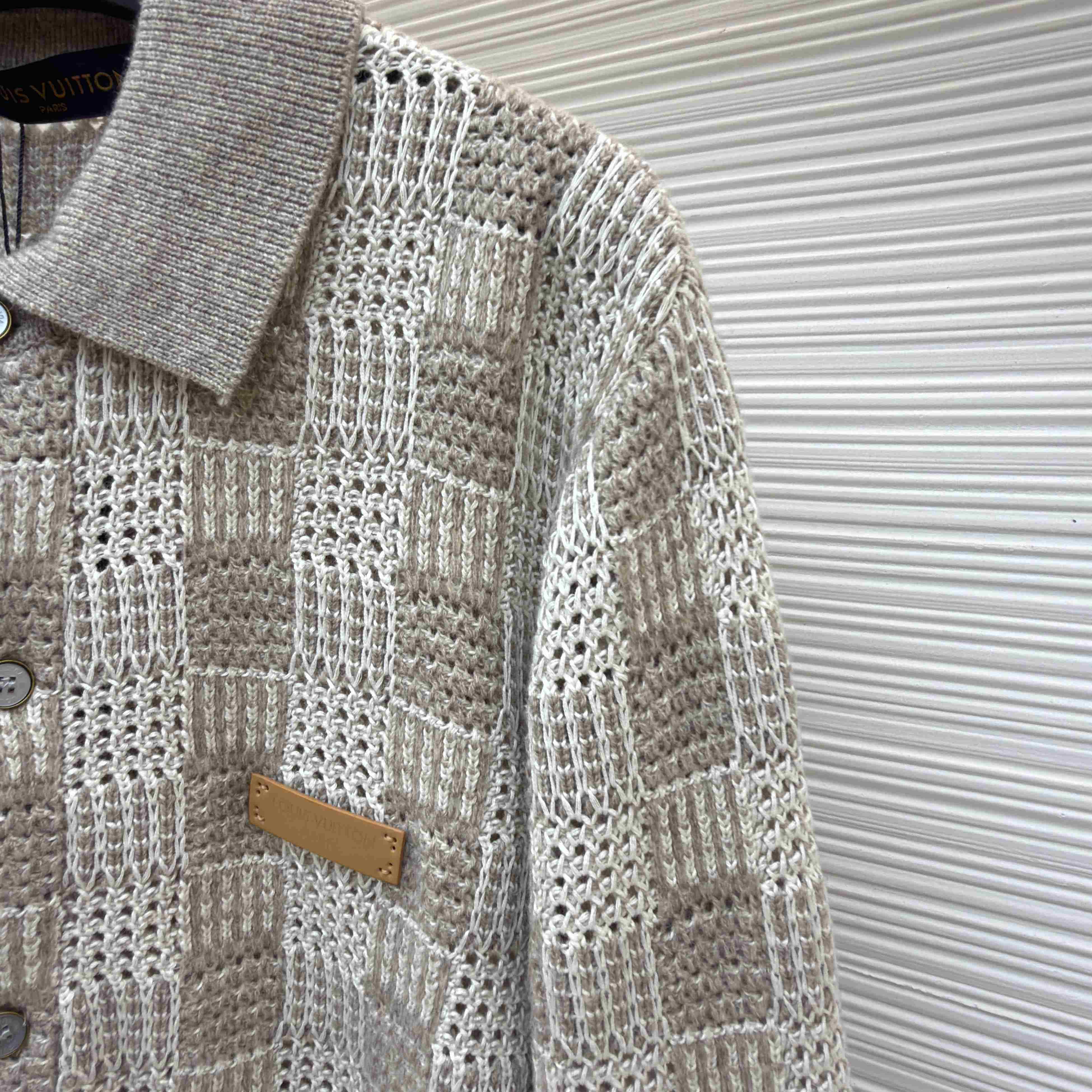 Louis Vuitton Tweedy Jacquard Check Cardigan 1AKO9Z - DesignerGu