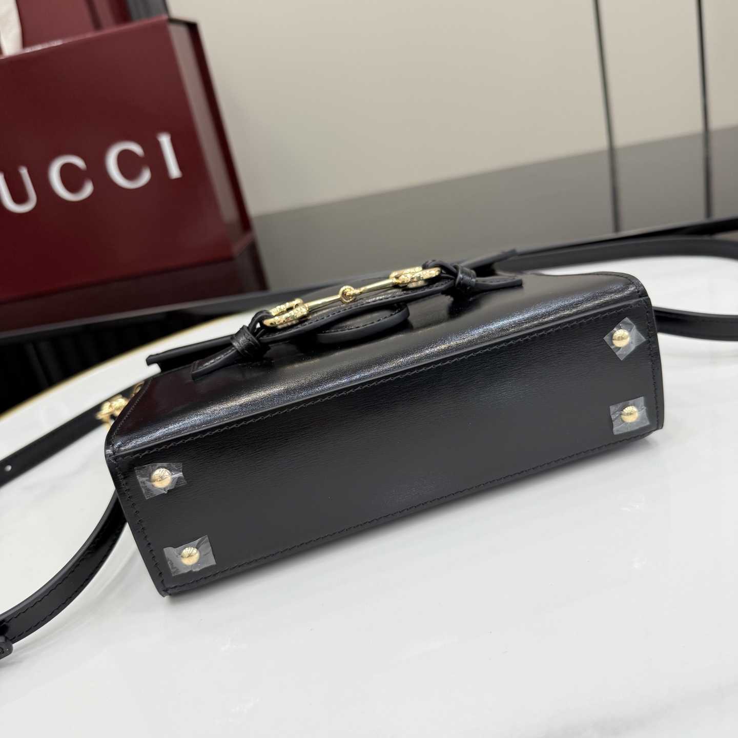 Gucci Horsebit Duomo Small Top Handle Bag A006O9 - DesignerGu