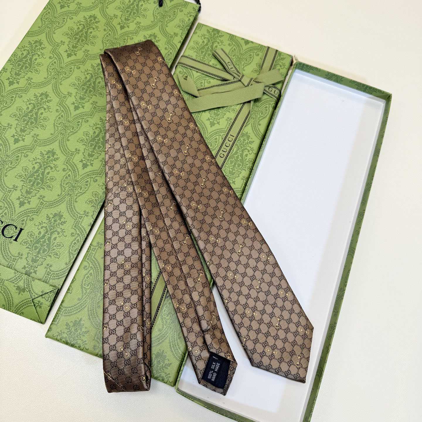 Gucci GG Silk Jacquard Tie - DesignerGu