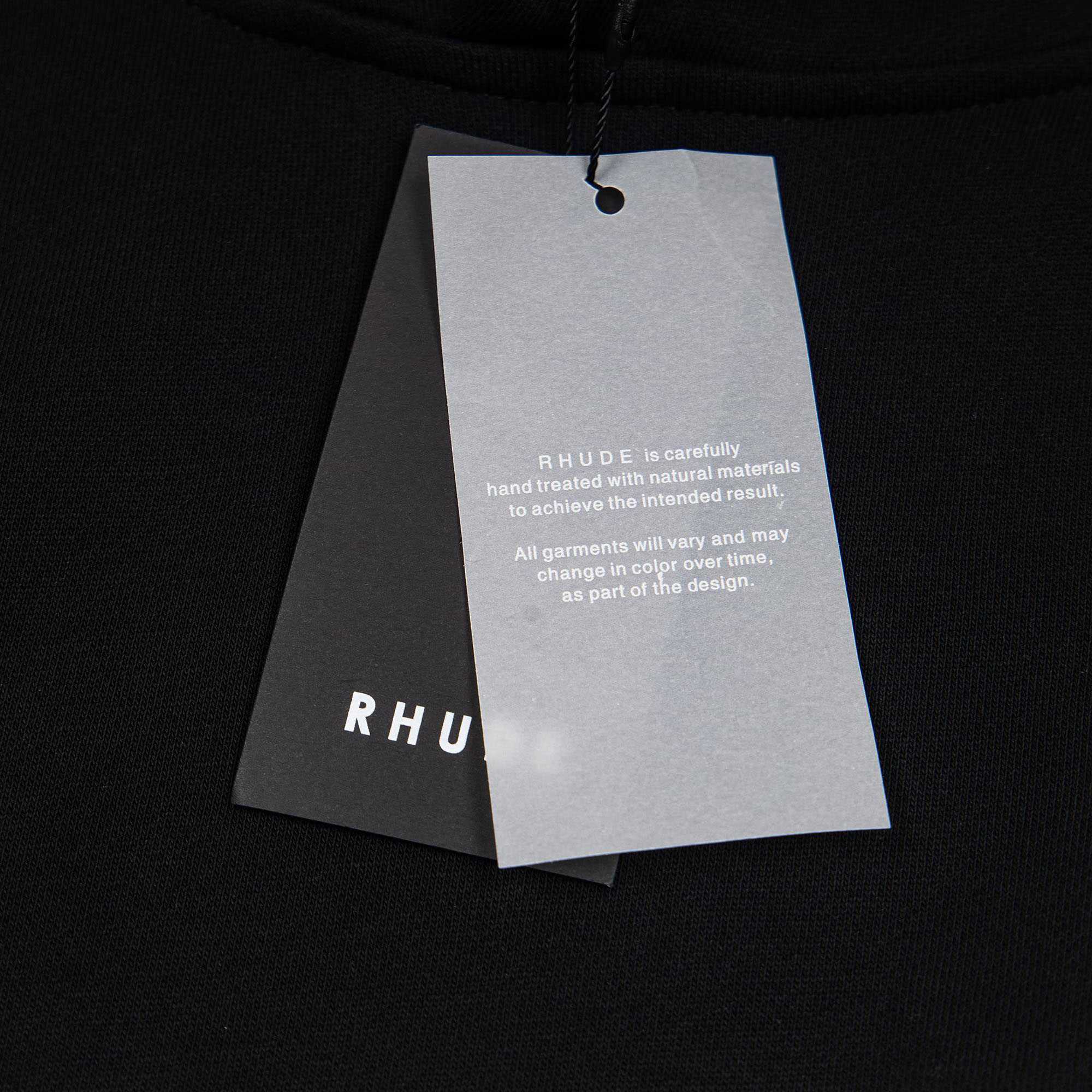Rhude Dakar Convoy Hoodie 'Black/Silver' - DesignerGu