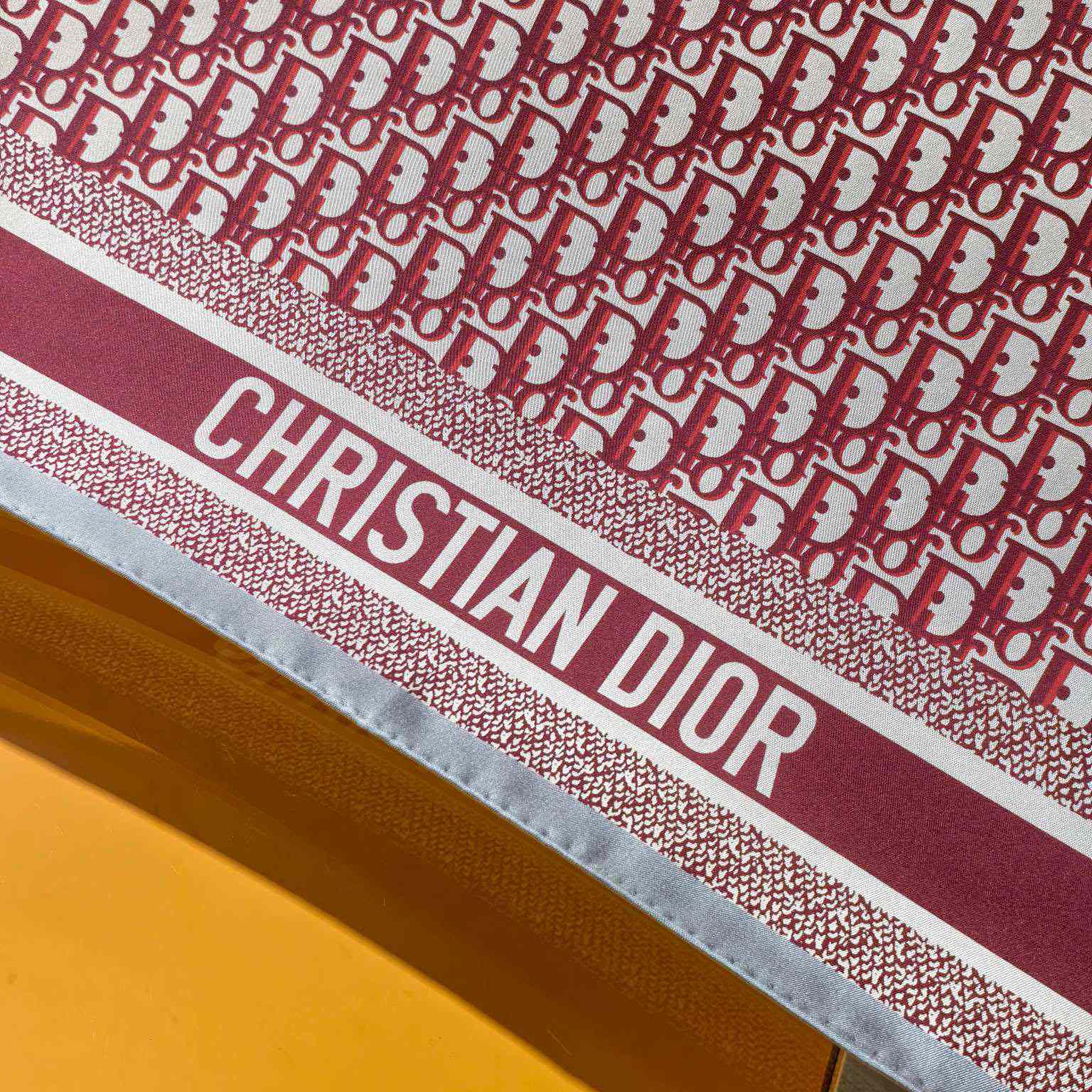 Dior Oblique Diortwin 90 Square Scarf - DesignerGu