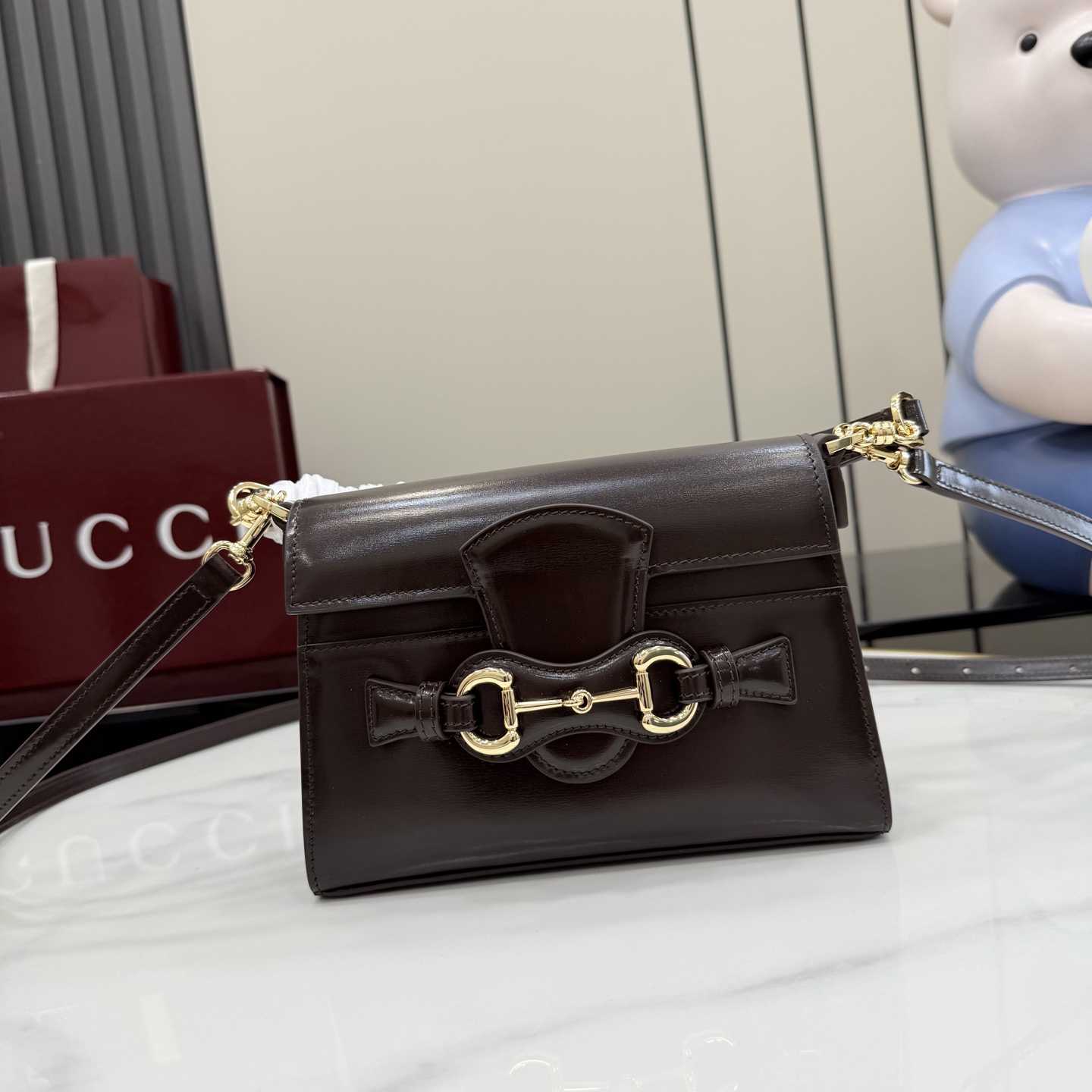 Gucci Horsebit Duomo Small Top Handle Bag A006O9 - DesignerGu