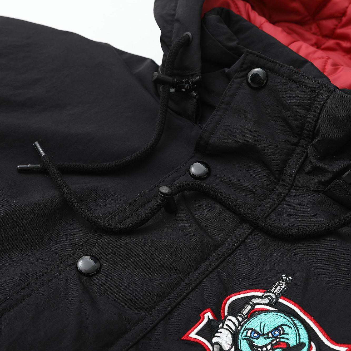 Supreme x Salem Half Zip Stadium Jacket 'Black' - DesignerGu