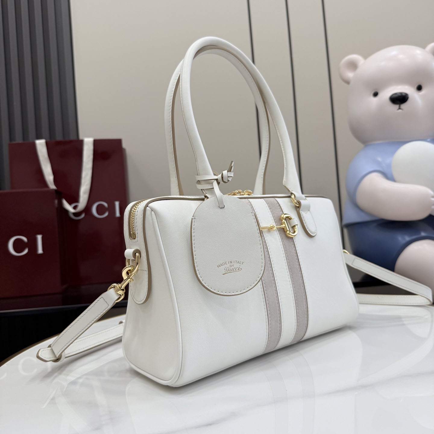Gucci Borsetto Medium Boston Bag 866732 - DesignerGu