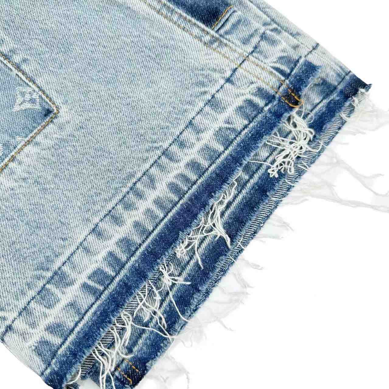 Louis Vuitton Signature Patchwork Denim Pants 1AKCOI - DesignerGu