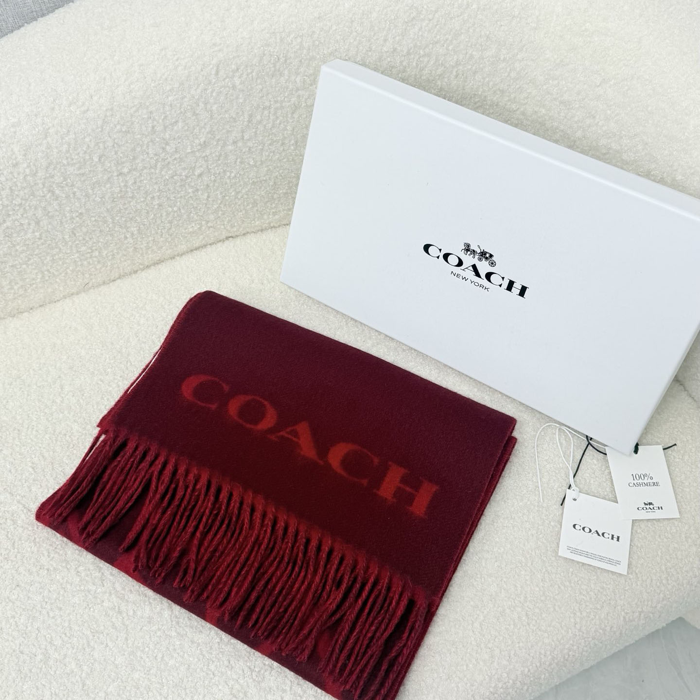 Coach Horse And Carriage Cashmere Muffler - DesignerGu