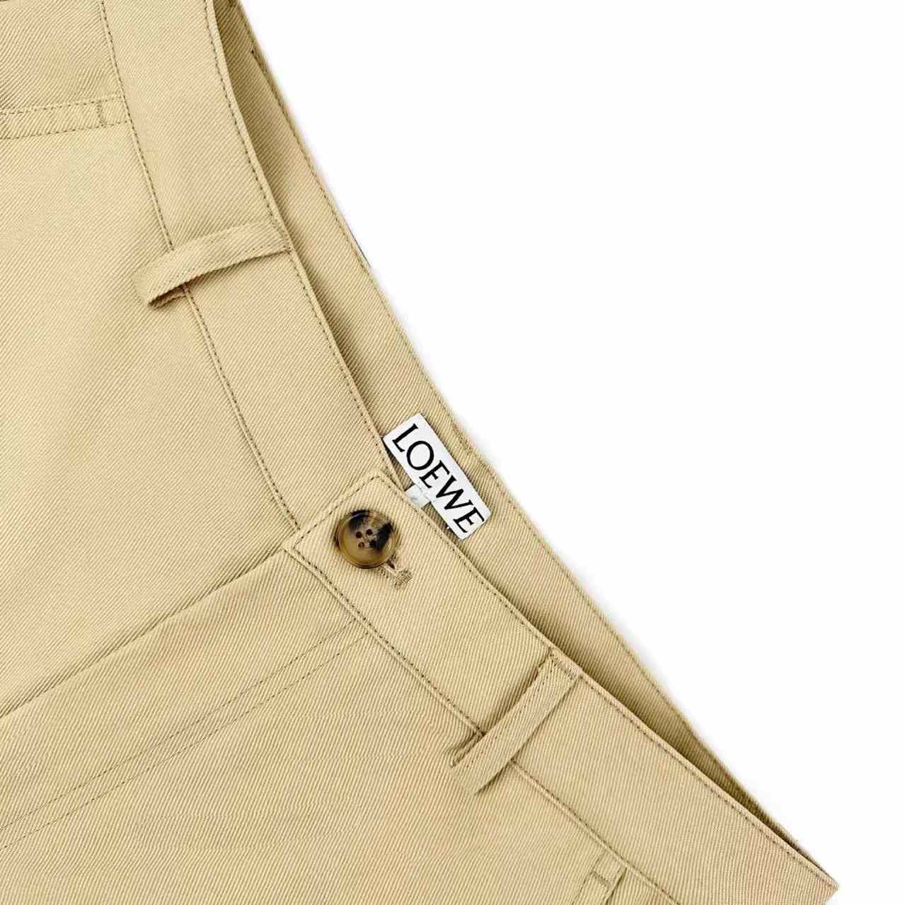 Loewe Trousers In Cotton - DesignerGu