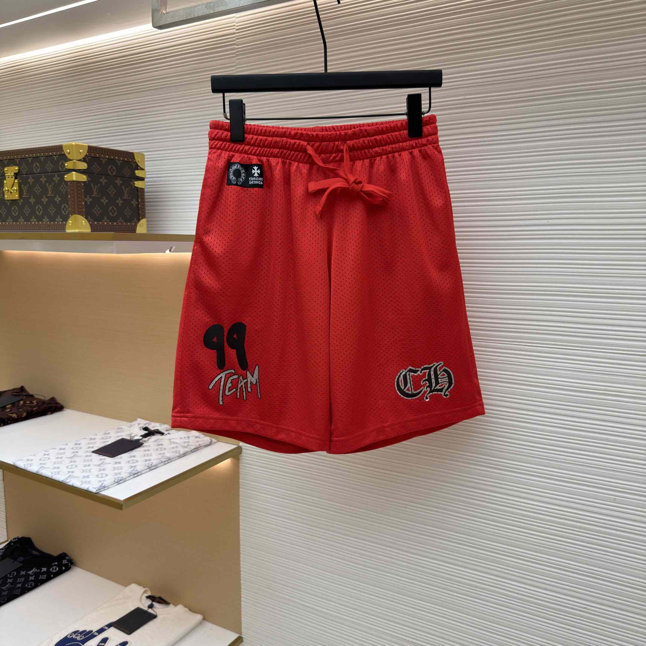 Chrome Hearts Mesh Varsity Shorts  - DesignerGu
