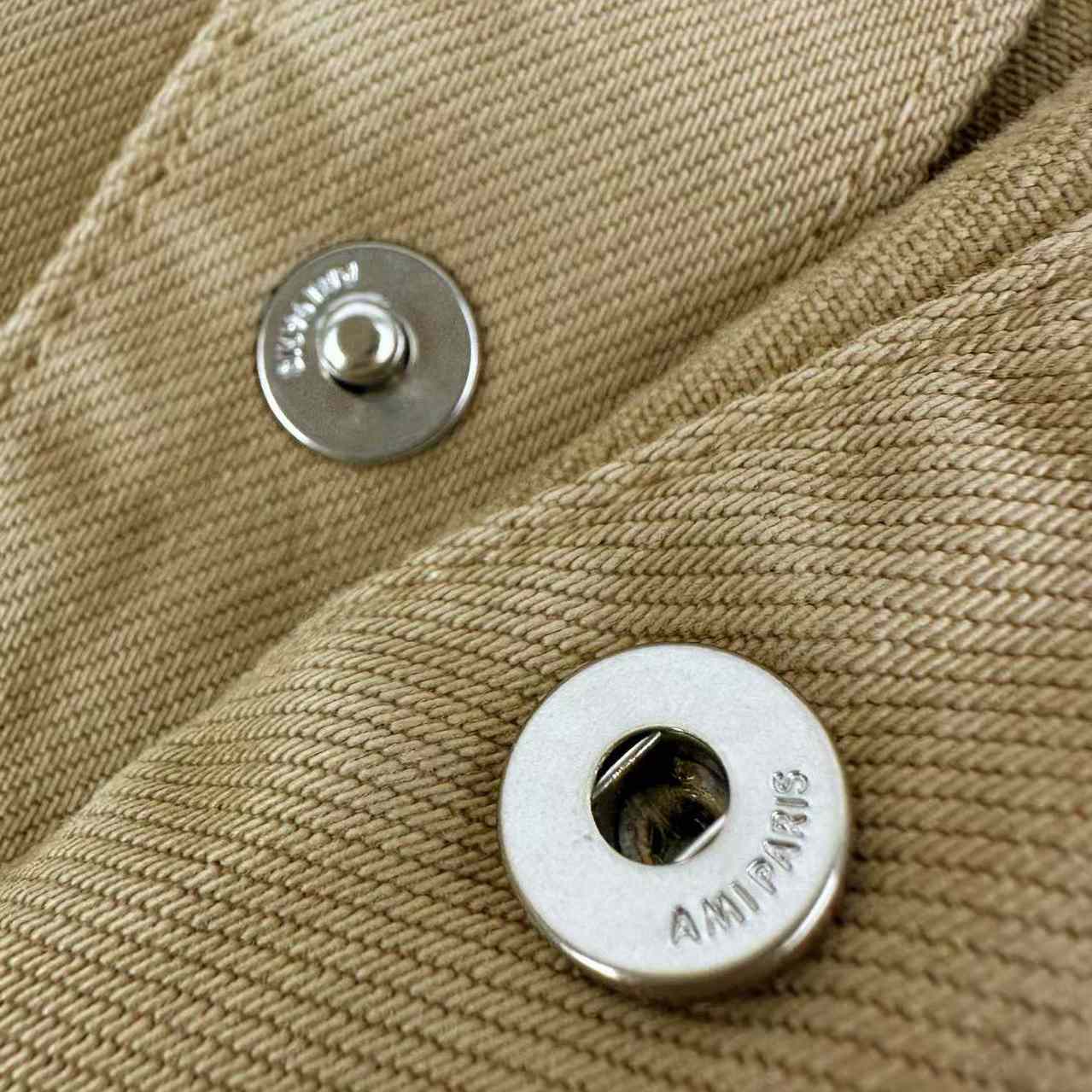 AMI Paris Cotton Knitted Ami De Coeur Overshirt - DesignerGu