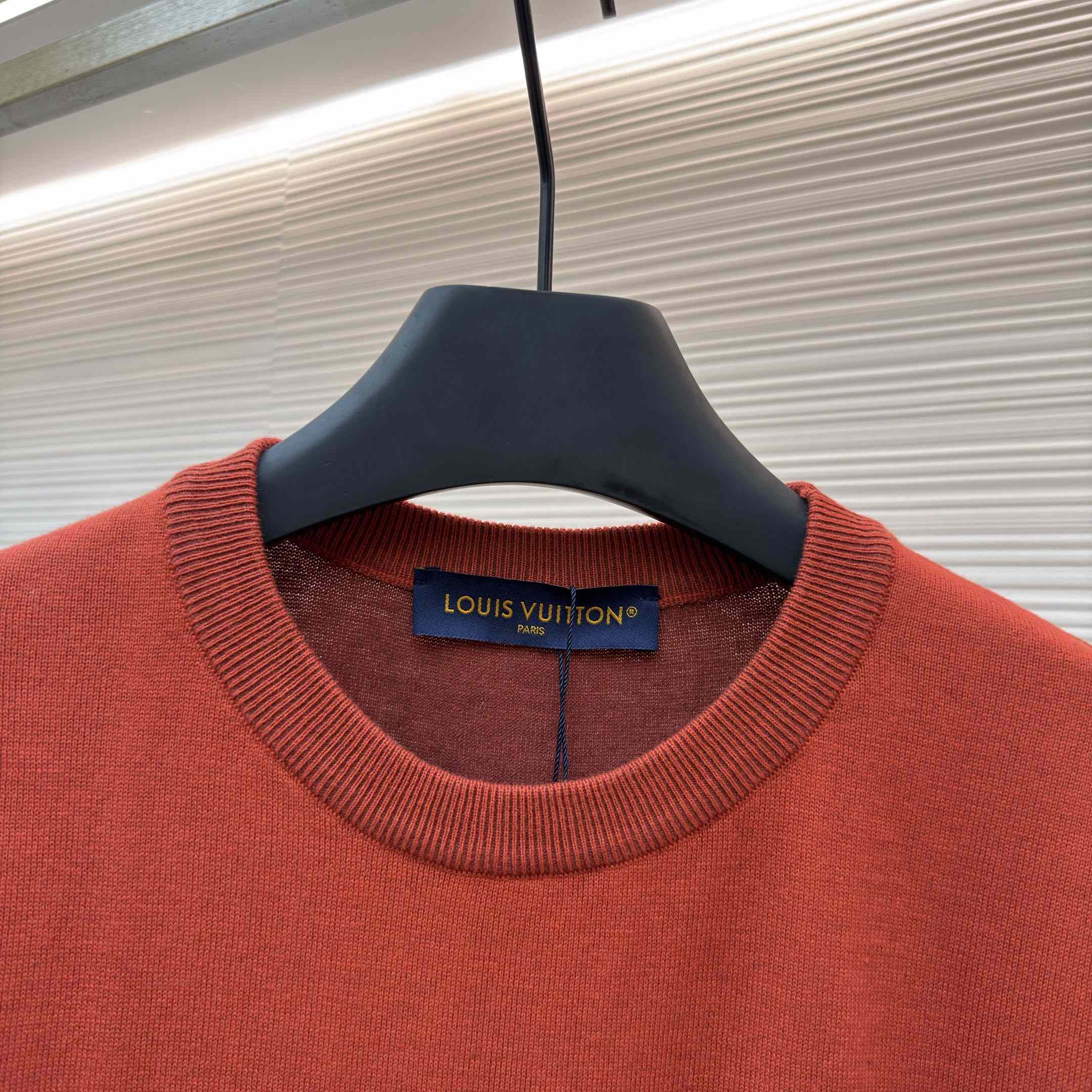 Louis Vuitton Jacquard Short-Sleeved Crewneck 1AKLXJ - DesignerGu