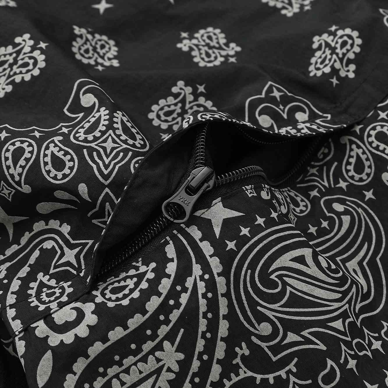 Supreme Reflective Bandana Anorak 'Black' - DesignerGu
