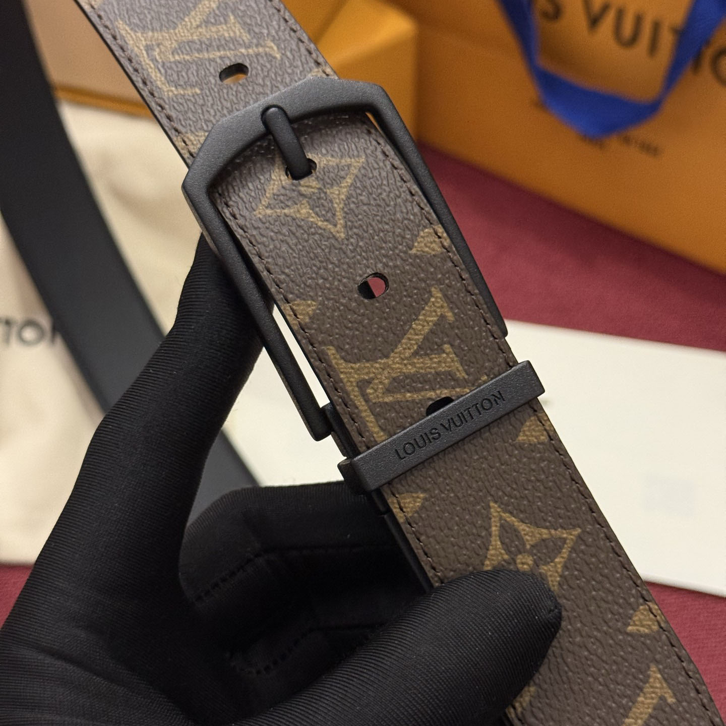 Louis Vuitton Slender 35mm Reversible Belt  - DesignerGu