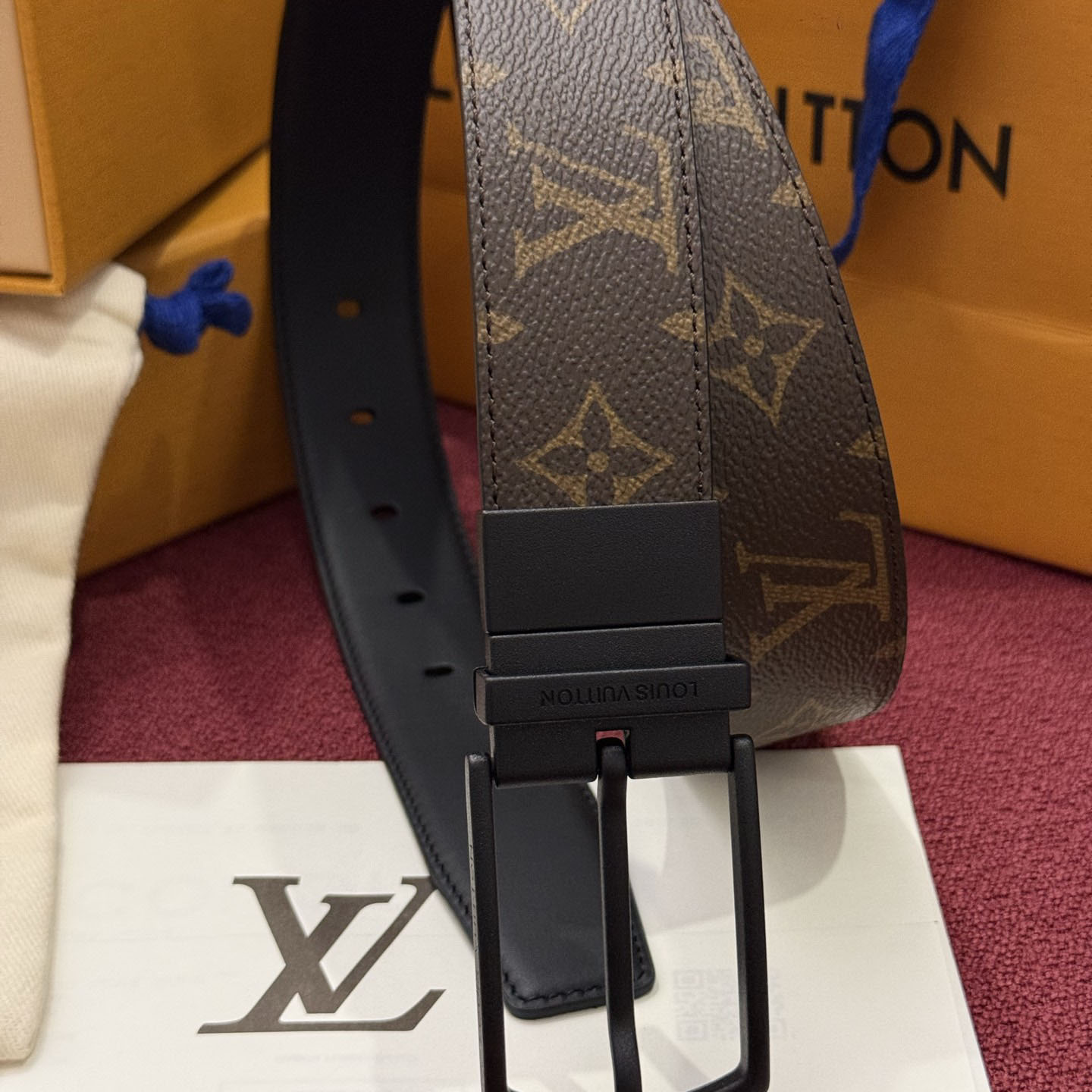 Louis Vuitton Slender 35mm Reversible Belt  - DesignerGu