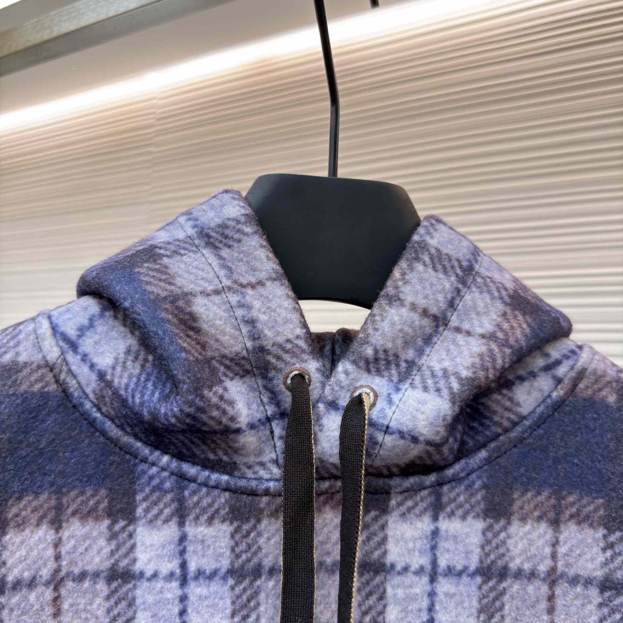 Louis Vuitton Monogram Faded Plaid Hoodie 1AJCAZ - DesignerGu