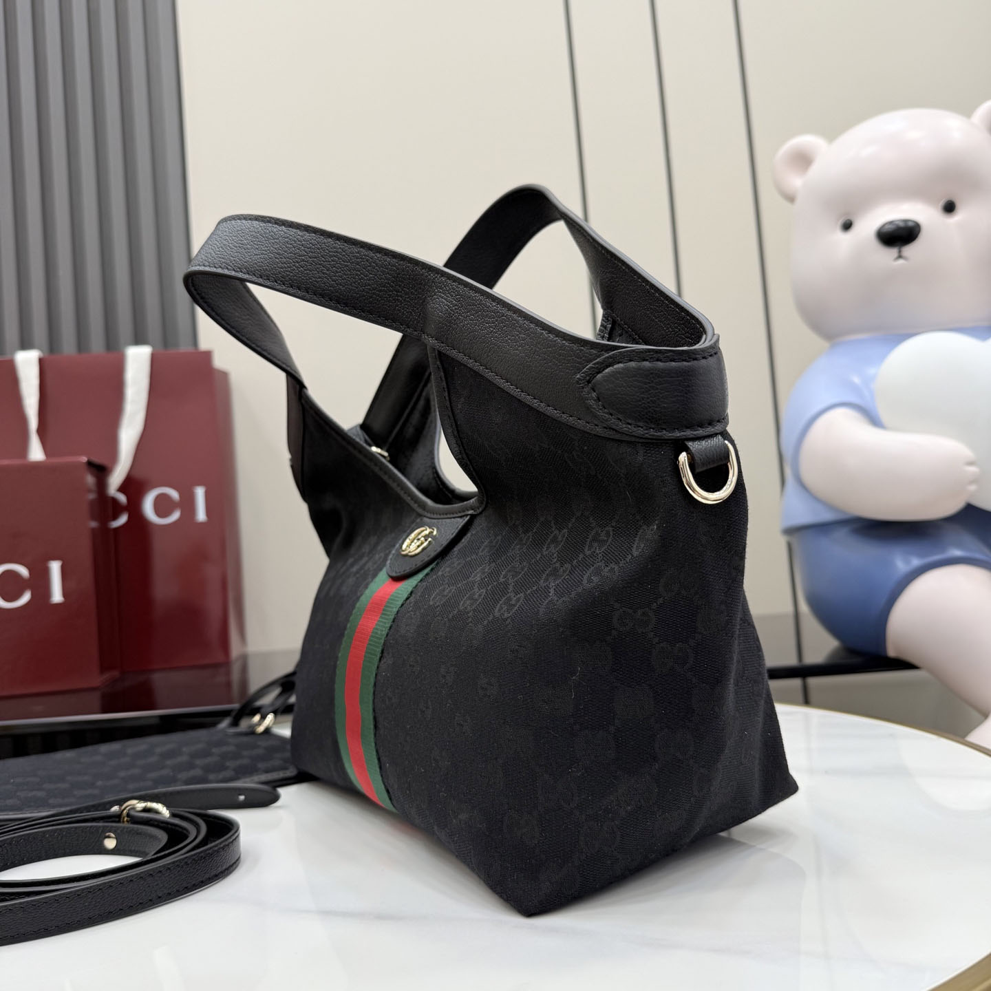 Gucci Giglio Small Tote Bag 860845 - DesignerGu