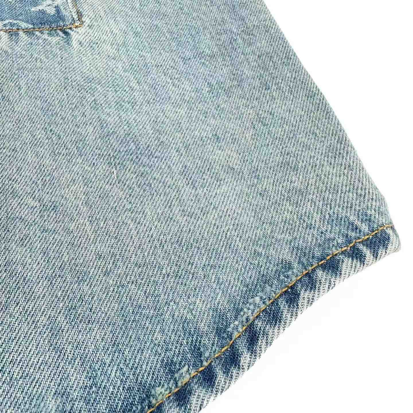 Louis Vuitton Signature Patchwork Denim Long-Sleeved Shirt 1AK7A8 - DesignerGu